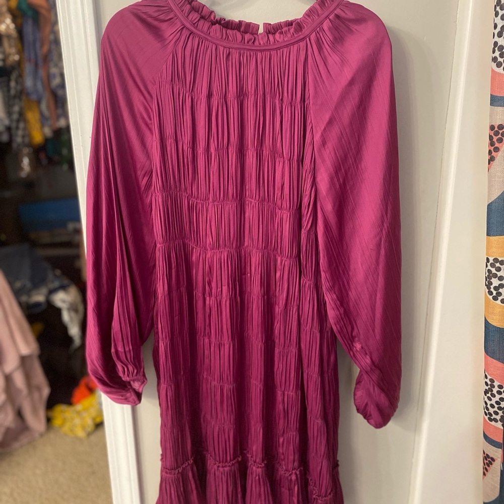 Anthropologie, XL, Magenta Dress